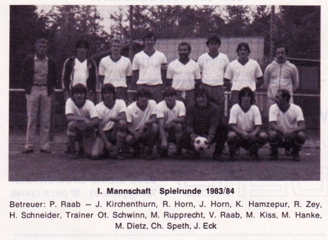 1. Herrenmannschaft 1983/1984